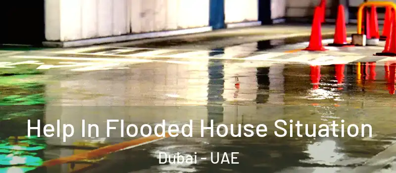  Help In Flooded House Situation Dubai - UAE