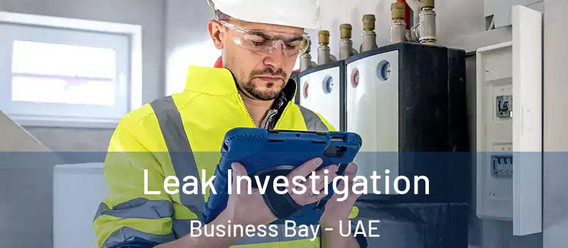  Leak Investigation Business Bay - UAE