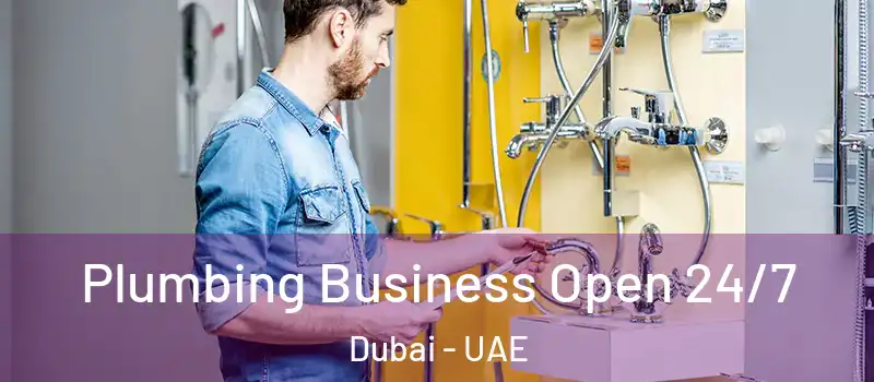  Plumbing Business Open 24/7 Dubai - UAE