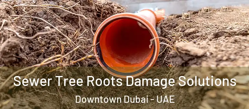  Sewer Tree Roots Damage Solutions Downtown Dubai - UAE
