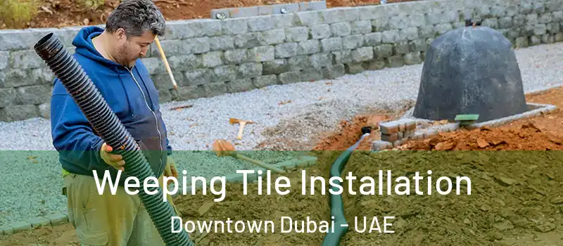  Weeping Tile Installation Downtown Dubai - UAE